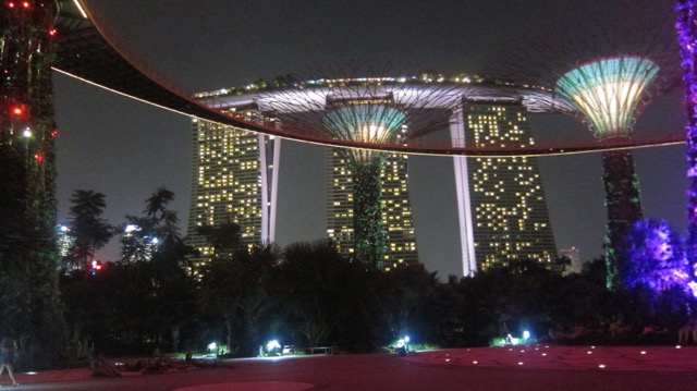 Singapore Marina Bay Sands Hotel with Infinity Pool.