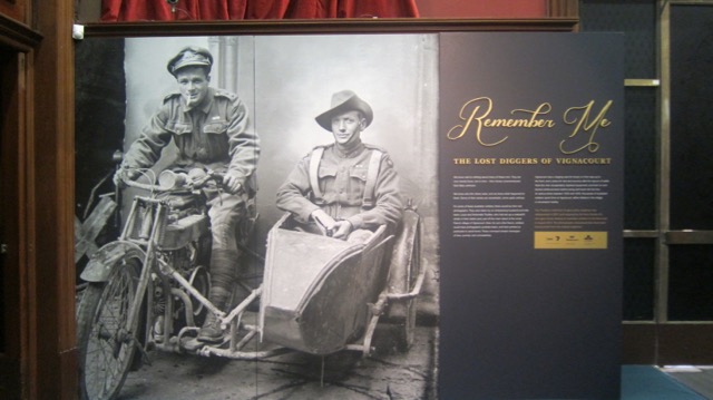 Remember Me Exhibition at Western Australian Museum: The lost diggers of Vignacourt.